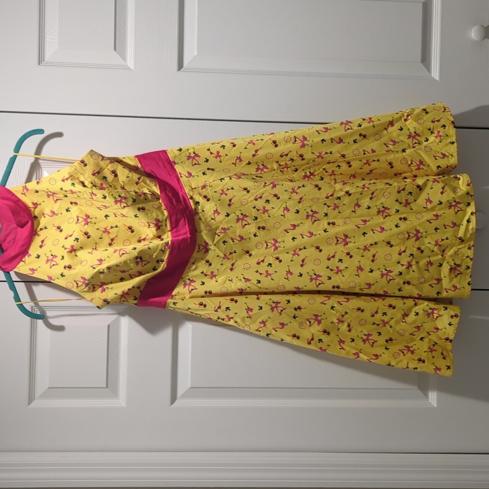 Disney Dress Shop Halter Dress - Flamingo